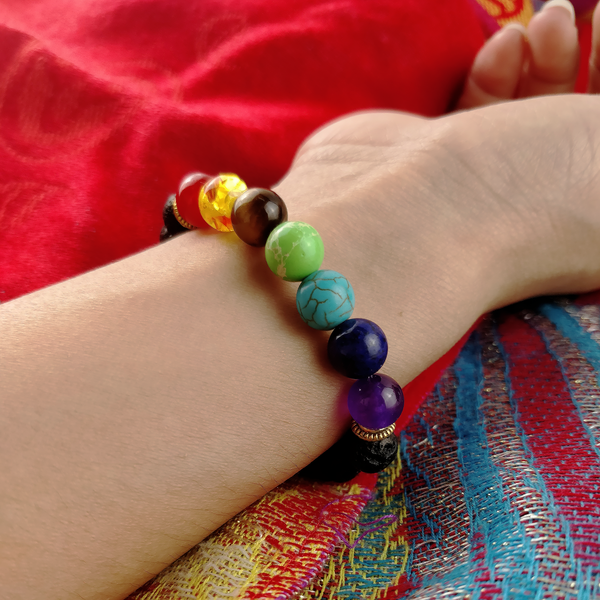The 7 Chakra Diffuser Bracelet